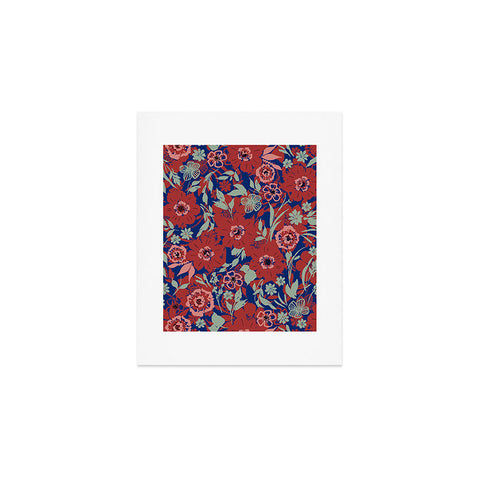 Marta Barragan Camarasa Meadow red garden 23 Art Print