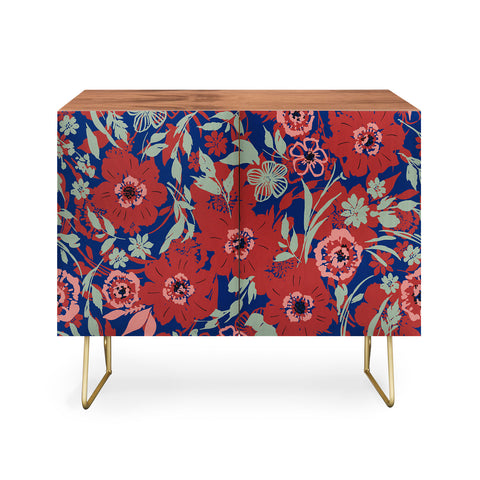 Marta Barragan Camarasa Meadow red garden 23 Credenza