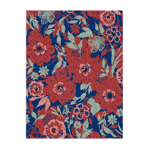 Marta Barragan Camarasa Meadow red garden 23 Puzzle