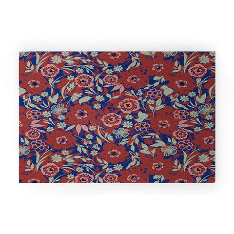 Marta Barragan Camarasa Meadow red garden 23 Welcome Mat