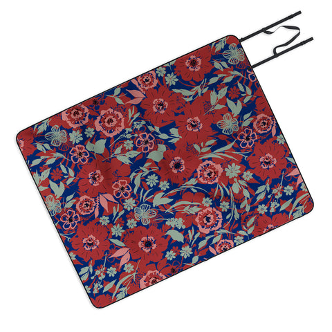 Marta Barragan Camarasa Meadow red garden 23 Picnic Blanket