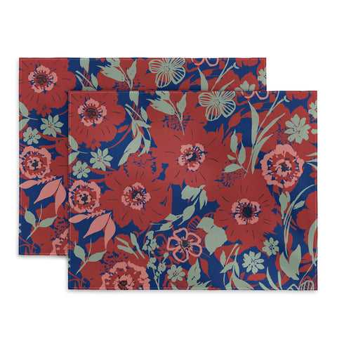 Marta Barragan Camarasa Meadow red garden 23 Placemat