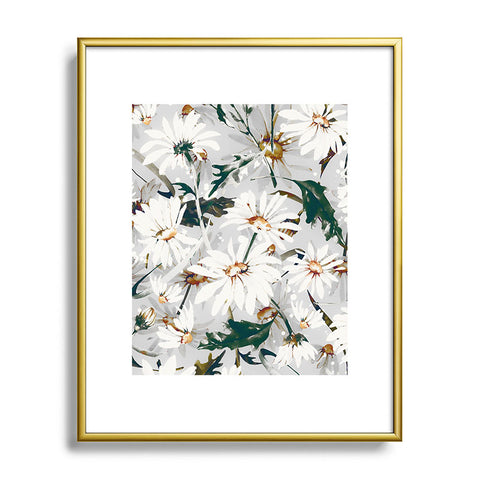 Marta Barragan Camarasa Meadow wild daisies I Metal Framed Art Print
