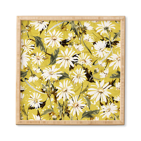 Marta Barragan Camarasa Meadow wild daisies II Framed Wall Art