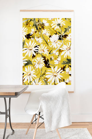 Marta Barragan Camarasa Meadow wild daisies II Art Print And Hanger