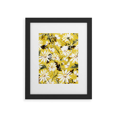 Marta Barragan Camarasa Meadow wild daisies II Framed Art Print