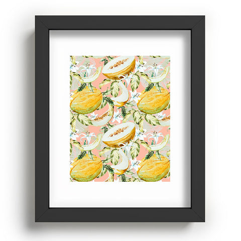 Marta Barragan Camarasa Melon pattern Recessed Framing Rectangle