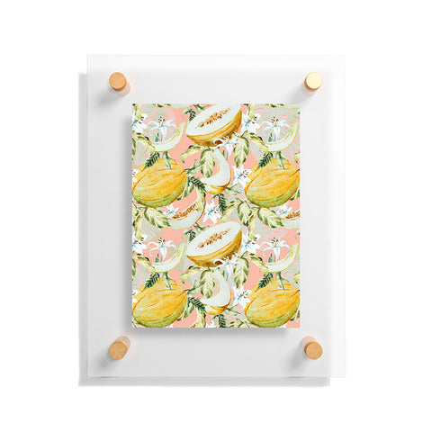 Marta Barragan Camarasa Melon pattern Floating Acrylic Print