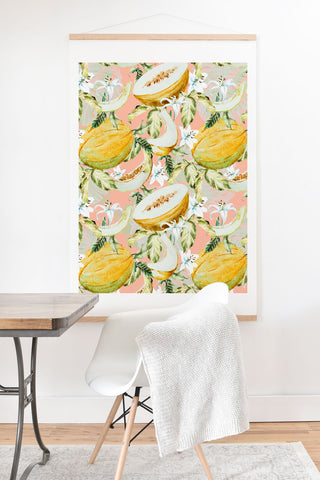 Marta Barragan Camarasa Melon pattern Art Print And Hanger