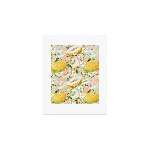 Marta Barragan Camarasa Melon pattern Art Print