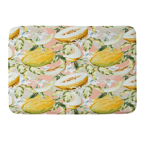 Marta Barragan Camarasa Melon pattern Memory Foam Bath Mat