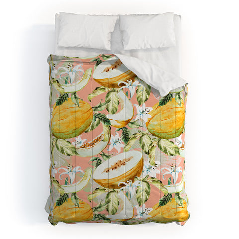 Marta Barragan Camarasa Melon pattern Comforter