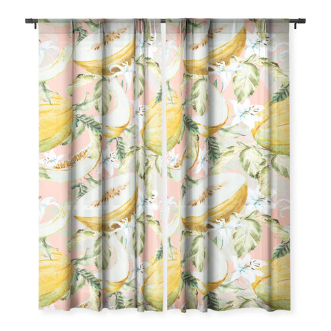 Marta Barragan Camarasa Melon pattern Sheer Non Repeat