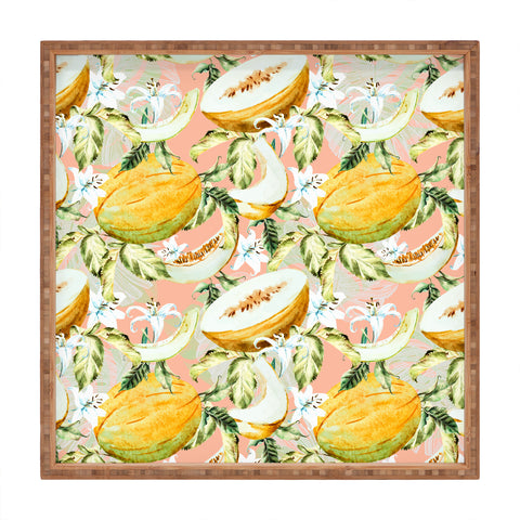 Marta Barragan Camarasa Melon pattern Square Tray