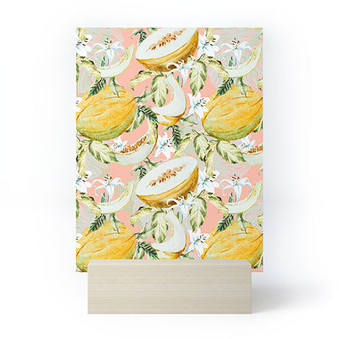 Marta Barragan Camarasa Melon pattern Mini Art Print