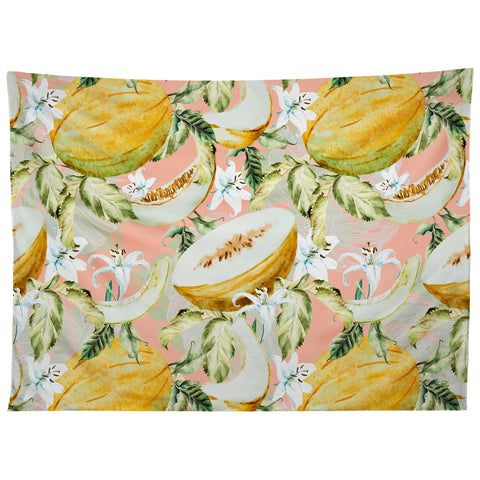 Marta Barragan Camarasa Melon pattern Tapestry