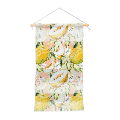 Marta Barragan Camarasa Melon pattern Wall Hanging Portrait