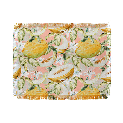Marta Barragan Camarasa Melon pattern Throw Blanket