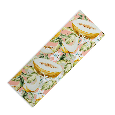 Marta Barragan Camarasa Melon pattern Yoga Mat