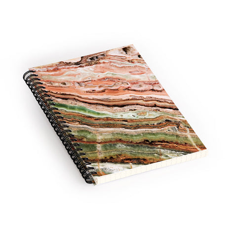 Marta Barragan Camarasa Mineral texture detail Spiral Notebook