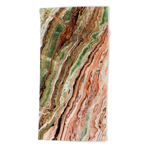 Marta Barragan Camarasa Mineral texture detail Beach Towel