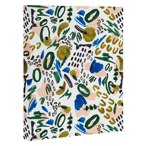 Marta Barragan Camarasa Mix abstract strokes Art Canvas