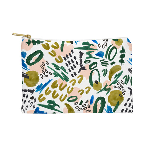 Marta Barragan Camarasa Mix abstract strokes Pouch