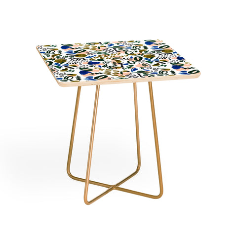 Marta Barragan Camarasa Mix abstract strokes Side Table