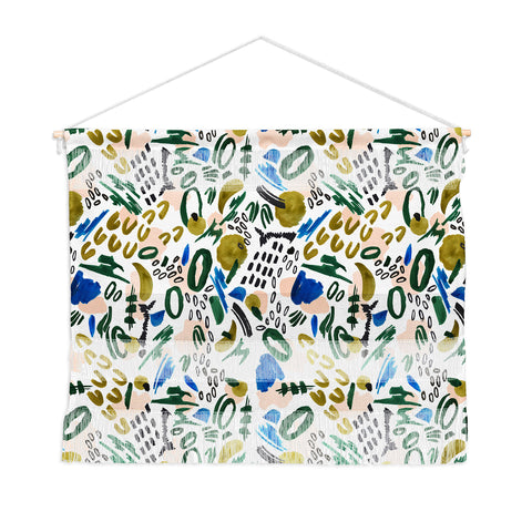 Marta Barragan Camarasa Mix abstract strokes Wall Hanging Landscape