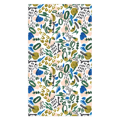 Marta Barragan Camarasa Mix abstract strokes Tablecloth