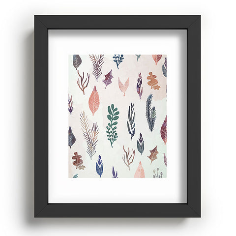 Marta Barragan Camarasa Mix of plants Recessed Framing Rectangle