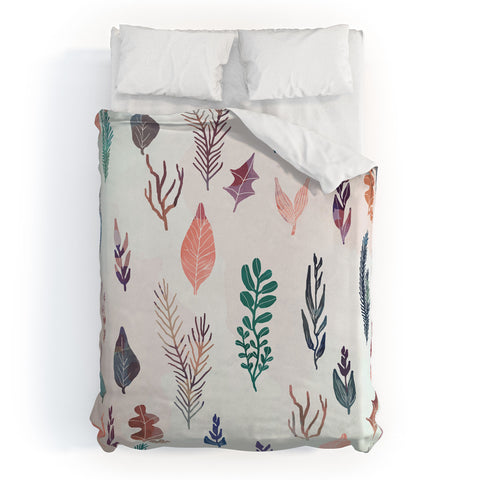Marta Barragan Camarasa Mix of plants Duvet Cover