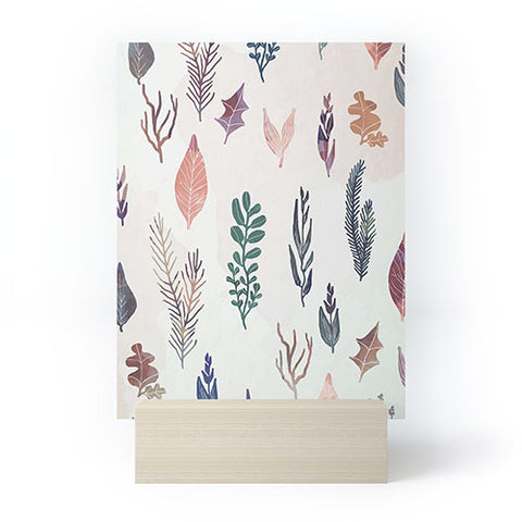 Marta Barragan Camarasa Mix of plants Mini Art Print