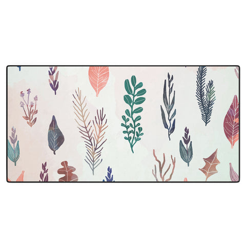 Marta Barragan Camarasa Mix of plants Desk Mat