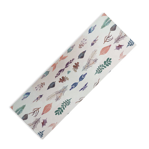 Marta Barragan Camarasa Mix of plants Yoga Mat