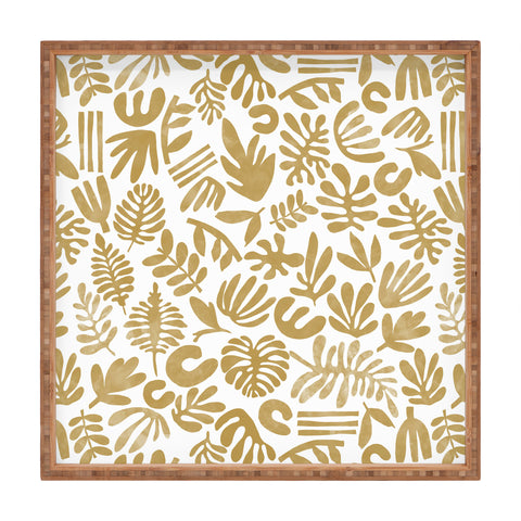 Marta Barragan Camarasa Modern abstract nature 3MS Square Tray