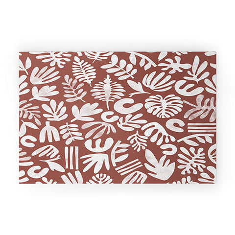 Marta Barragan Camarasa Modern abstract nature MTS Welcome Mat