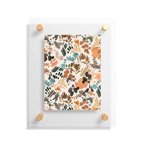 Marta Barragan Camarasa Modern abstract of brush stroke Floating Acrylic Print