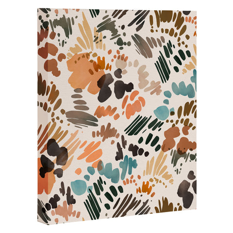 Marta Barragan Camarasa Modern abstract of brush stroke Art Canvas