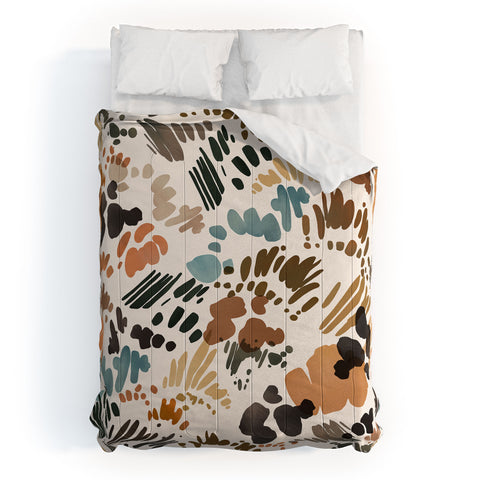 Marta Barragan Camarasa Modern abstract of brush stroke Comforter