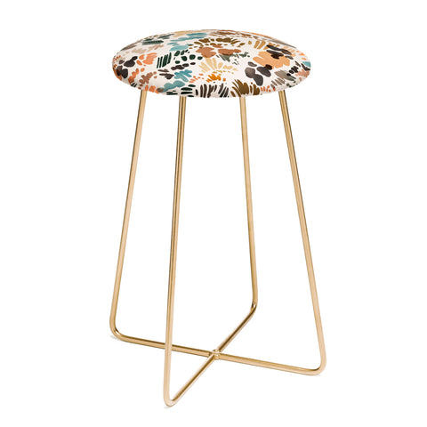 Marta Barragan Camarasa Modern abstract of brush stroke Counter Stool