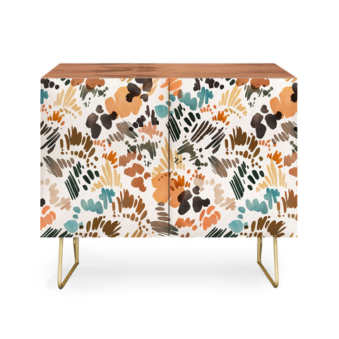 Marta Barragan Camarasa Modern abstract of brush stroke Credenza