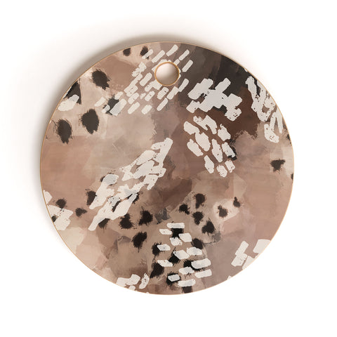 Marta Barragan Camarasa Modern animal print 75 Cutting Board Round