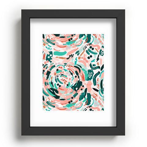 Marta Barragan Camarasa Modern artistic painting Recessed Framing Rectangle