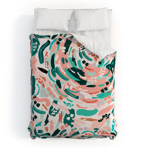 Marta Barragan Camarasa Modern artistic painting Duvet Cover