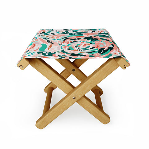 Marta Barragan Camarasa Modern artistic painting Folding Stool