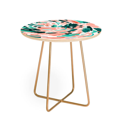 Marta Barragan Camarasa Modern artistic painting Round Side Table