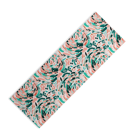 Marta Barragan Camarasa Modern artistic painting Yoga Mat