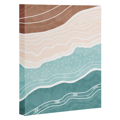 Marta Barragan Camarasa Modern beach abstract II Art Canvas