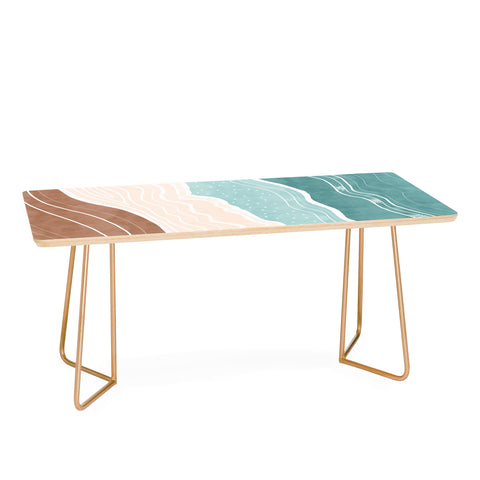 Marta Barragan Camarasa Modern beach abstract II Coffee Table